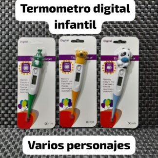 Termómetro digital infantil con personajes