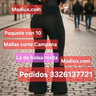 Leggins faja tipo Sol Leon acampanados de mayoreo