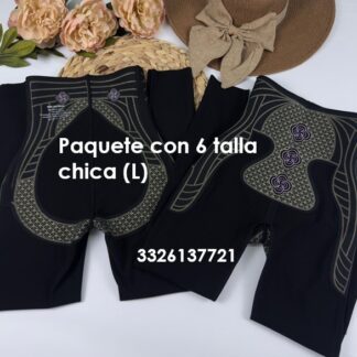 Leggins tipo Sol Leon Fashion Master paquete con 6 talla chica