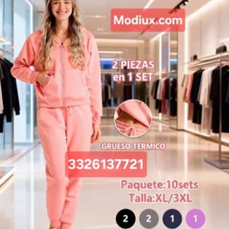 Conjunto de pants para mujer de chamarra y jogger